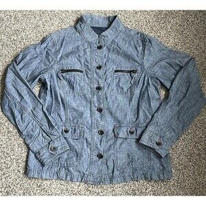 Women's Eddie Bauer Lightweight Jean Shacket, Large